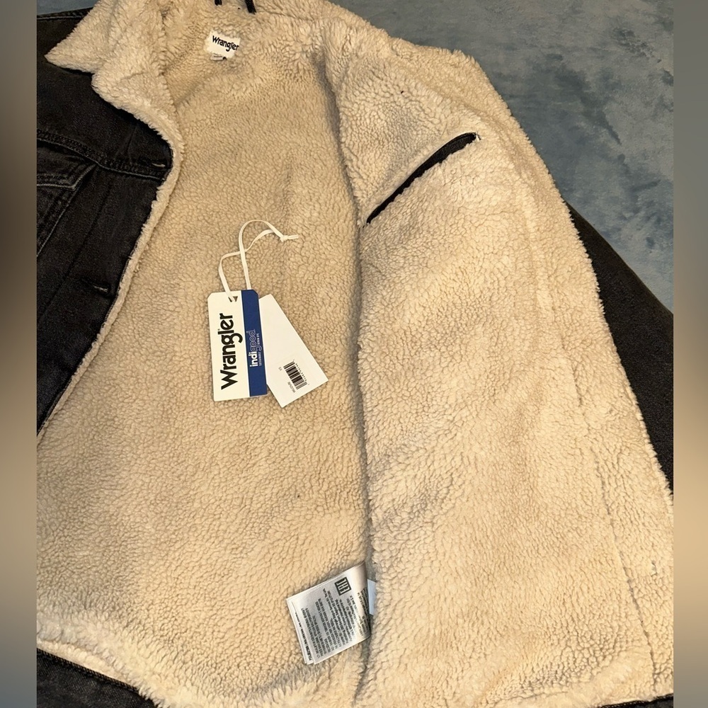Wrangler indigood DENIM DYE Sherpa Jacket - Picture 11 of 15